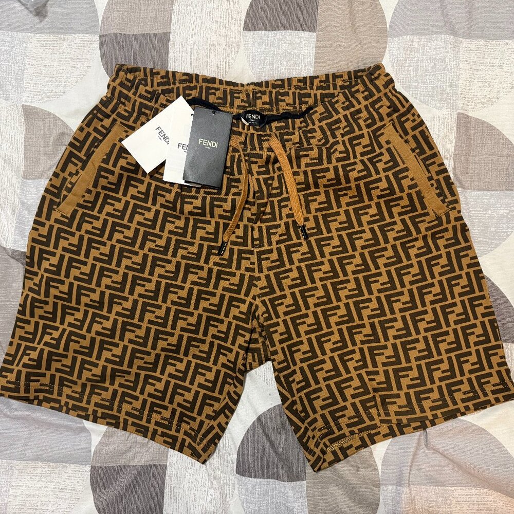 Fendi FF Bermuda Shorts Size XXL
